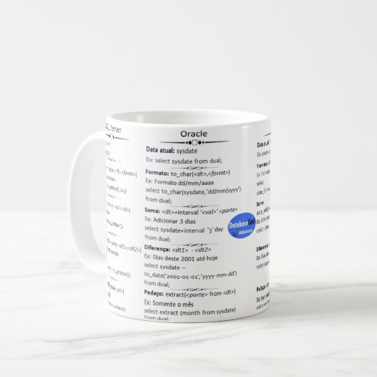 Mug Canette DatabaseCast (Devant gauche)