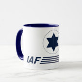 Mug Canette emblème IAF - ISRAÉLITE AIR FORCE - Israël (Devant gauche)