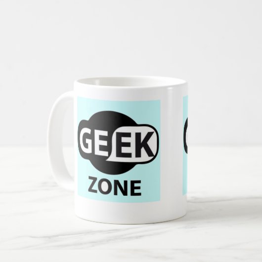 Mug Canette Geek Zone (Devant gauche)