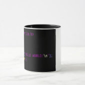 Mug Canette « Hello World ! » C couleur Blanche (Centre)