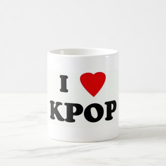 Mug canette i love kpop (Centre)