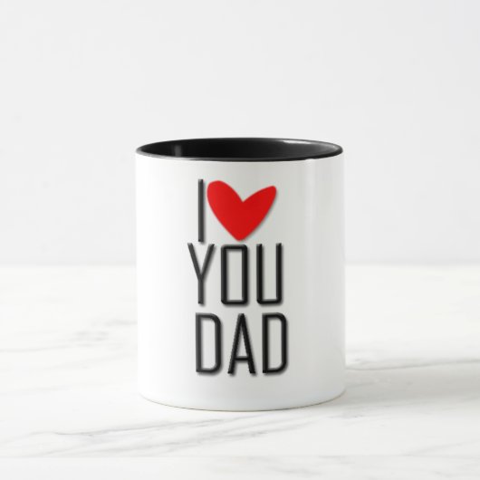 Mug Canette - I love you dad (Centre)