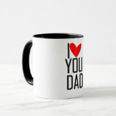 Mug Canette - I love you dad (Devant gauche)