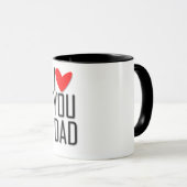 Mug Canette - I love you dad (Devant droit)