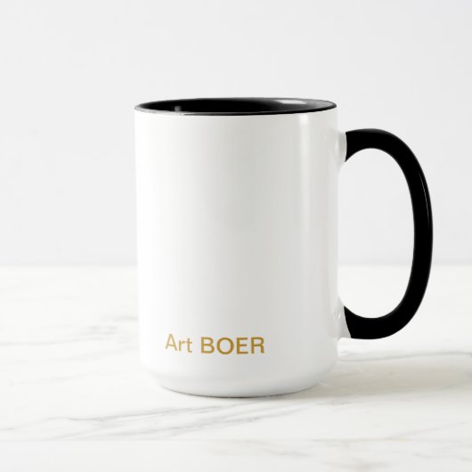 Mug canette, « Inde », art (Droite)