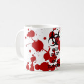 Mug Canette Keep Calm And Kill Zombies (Devant gauche)