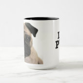 Mug Canette Love Pugs (Centre)