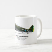 Mug Canette P-47D Thunderbolt - Assied le Foret - FAB (Devant droit)