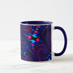 Mug canette psychédélique