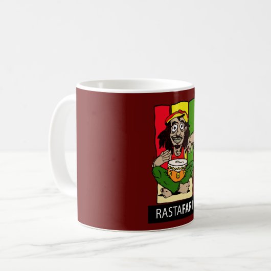Mug Canette Rastafari (Devant gauche)