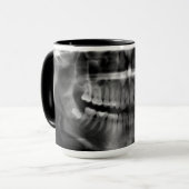 Mug Canette Rayons X Radiologie (Devant gauche)