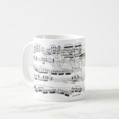 Mug Canette séparation et saxophone (Devant gauche)