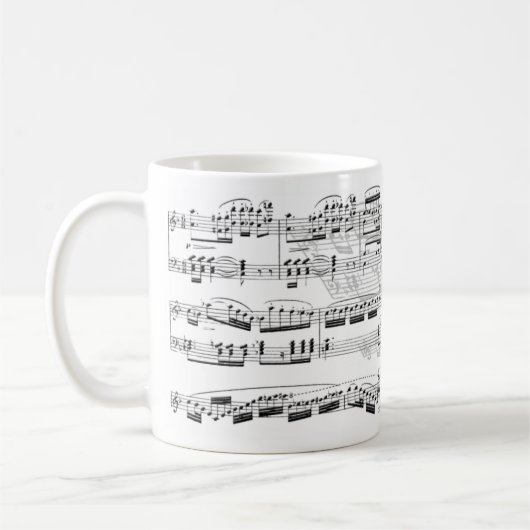 Mug Canette séparation et saxophone (Gauche)