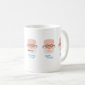 Mug Canette Smoking, quiet and Angry Freud (Devant droit)