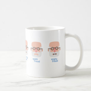 Mug Canette Smoking, quiet and Angry Freud
