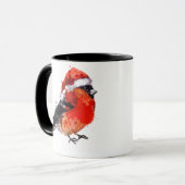 Mug Canettes à café Noël Père Noël Bird (Devant gauche)
