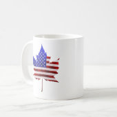 Mug Canettes Canada / États-Unis Cups Custom US Canada (Devant gauche)