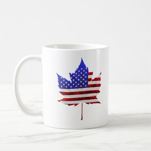 Mug Canettes Canada / États-Unis Cups Custom US Canada (Gauche)