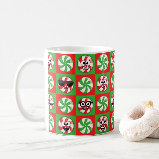 Mug Canettes de Noël (Avec donut)