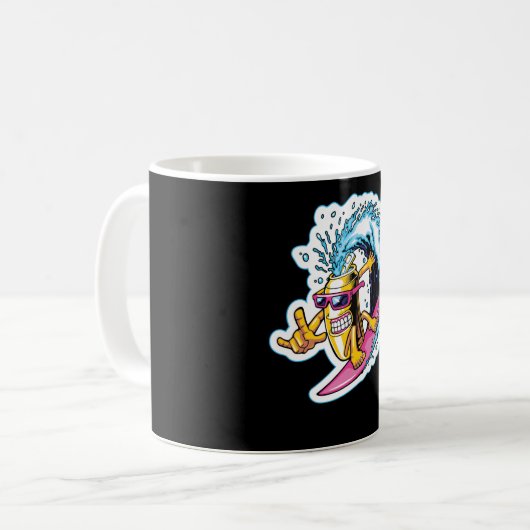 Mug Canettes surf (Devant gauche)