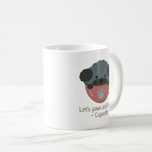 Mug Caniche (Devant droit)
