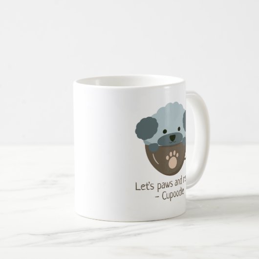 Mug Caniche (Devant droit)