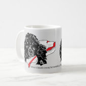 Mug : caniche (Devant gauche)