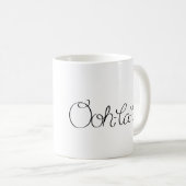 Mug Caniche de Français de bande dessinée (Devant droit)