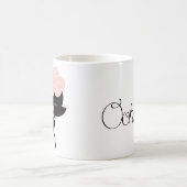 Mug Caniche de Français de bande dessinée (Centre)