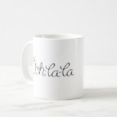 Mug Caniche de Français de bande dessinée (Devant gauche)