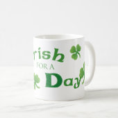 Mug Caniche du jour de St Patrick (Devant droit)
