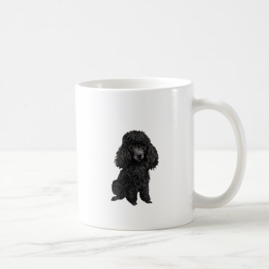 Mug Caniche noir (#3) (Droite)