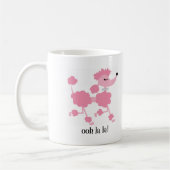 Mug caniche rose (Gauche)