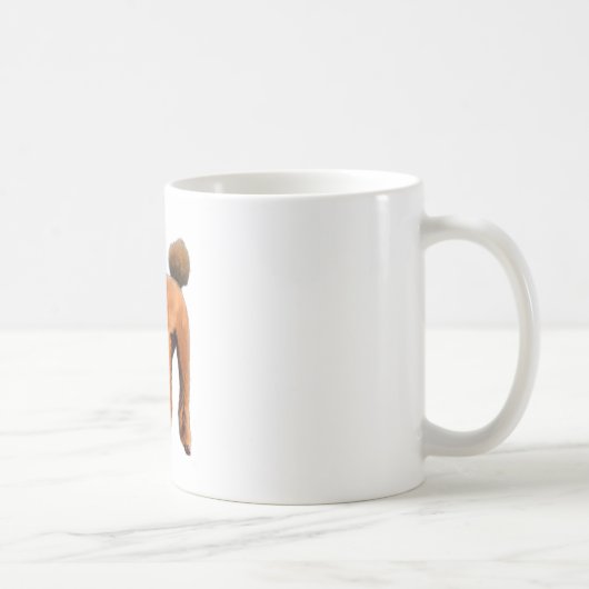 Mug caniche rouge (Droite)