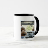 Mug caniche standard (Devant droit)