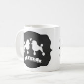 Mug Caniche Standard | Cote Dogs Love (Devant gauche)