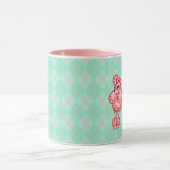 Mug Canicule de caniche rose (Centre)
