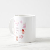 Mug Canicule de Noël unique pour filles (Devant gauche)