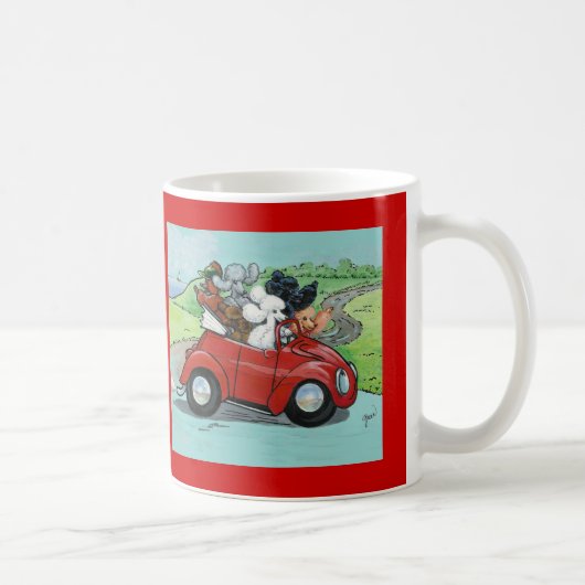 Mug Canicule rouge Vintage convertible (Droite)