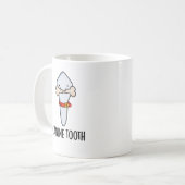 Mug Canine Tooth Funky Dental Pun (Devant gauche)