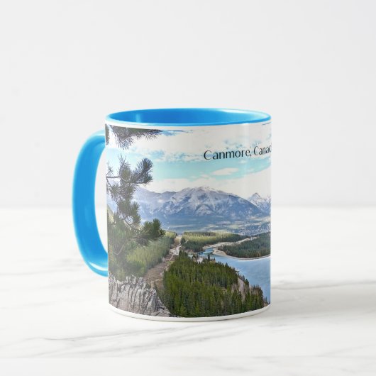 Mug Canmore, Canada photo pittoresque (Devant gauche)