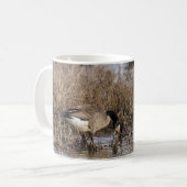 Mug Canne à café Heure de la collation des oies canadi (Devant gauche)