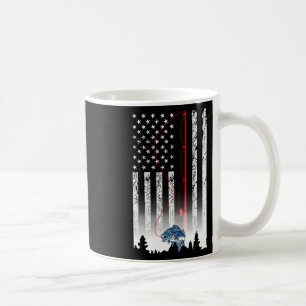 Mug Canne à pêche Drapeau Américain Usa Patriote