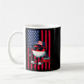 Mug Canne à pêche pour garçons Drapeau américain Canne (Gauche)