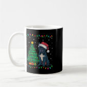 Mug Canne Corso Chien Santa Hat Hommes Femmes Enfants  (Gauche)