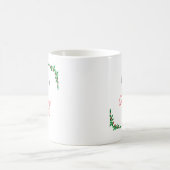 Mug Canne de bonbon personnalisée aux baies de houx de (Centre)