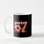 Mug Canne de Noël 67 Mème Six Sept Drôle Garçons (Gauche)
