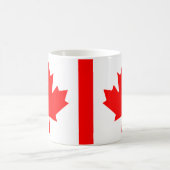 Mug Canne en céramique drapeau du Canada (Centre)