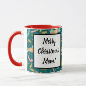 Mug Canneberges en canne houx rameaux oiseaux (Gauche)