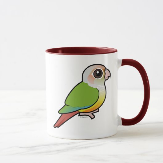 Mug Cannelle Conure Vert-cheeked de Birdorable (Droite)